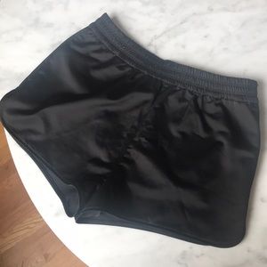 T Alexander Wang black shorts